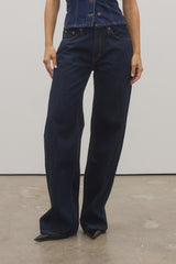 BAYSE - AVERY MID RISE JEAN - DARK INDIGO