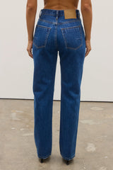 BAYSE - HEIDI HIGH WAISTED JEANS - DENVER BLUE