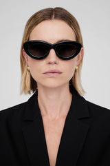 ANINE BING - ALBA SUNGLASSES - BLACK