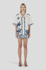 HANSEN & GRETEL - BODHI SHIRT - BLUE HAWAII