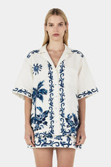 HANSEN & GRETEL - BODHI SHIRT - BLUE HAWAII