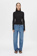 CAMILLA AND MARC - AXIAL LONG SLEEVE TOP - BLACK