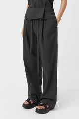 CAMILLA & MARC - GILL STONEWASH PANT - BLACK