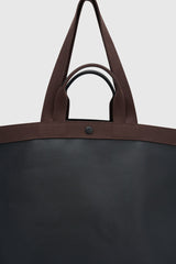CAMILLA AND MARC - SOKI TOTE - BLACK/CHOCOLATE