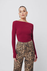 MOSSMAN - THE CAMDEN TOP - CRIMSON