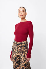 MOSSMAN - THE CAMDEN TOP - CRIMSON
