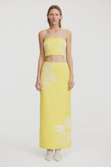 SIGNIFICANT OTHER - CARLY MAXI SKIRT - LEMON