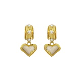 MOUNTAIN & MOON - ELENA EARRINGS - GOLD PEARL