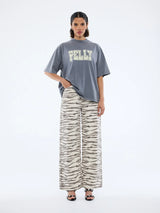ENA PELLY - PELLY WORLD TOUR TEE - WASHED GREY