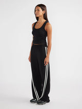 ENA PELLY - VALENTINA STRIPE PANT - BLACK