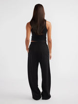 ENA PELLY - VALENTINA STRIPE PANT - BLACK