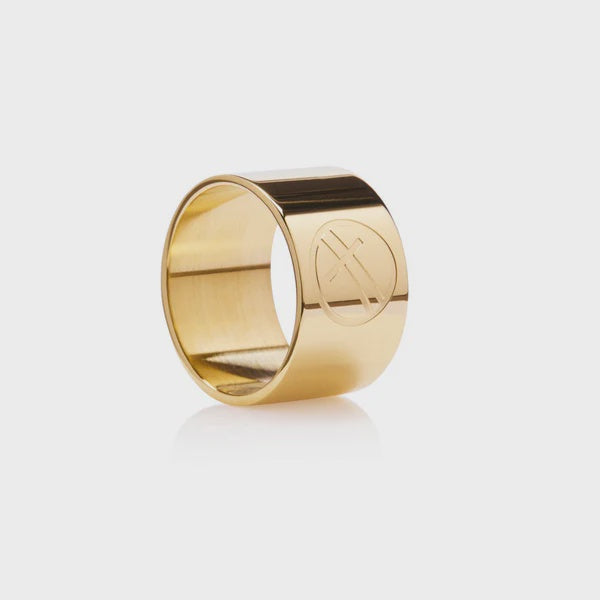 EVER JEWELLERY - GRANDSTAND BAND RING - GOLD