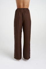 SUMMI SUMMI - ELASTIC PANTS W/ STRIPE - NAUTILUS STRIPE