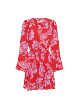 KIVARI - OLINA TIE FRONT MINI DRESS - OLINA