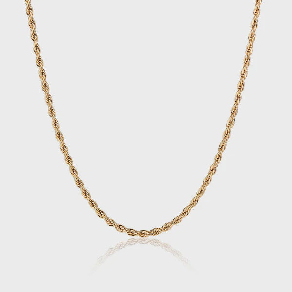 EVER JEWELLERY - PERFORM ROPE NECKLACE - GOLD