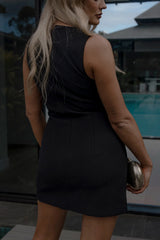 RAEF THE LABEL - LOTTIE MINI DRESS - BLACK