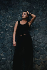 RAEF THE LABEL - ELSIE RELAXED TROUSER - BLACK