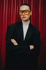 RAEF THE LABEL - NOAH BLAZER - BLACK