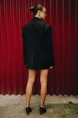 RAEF THE LABEL - NOAH BLAZER - BLACK