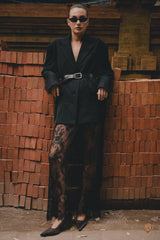 RAEF THE LABEL - SHILOH LACE SKIRT - BLACK