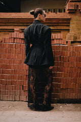 RAEF THE LABEL - SHILOH LACE SKIRT - BLACK