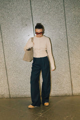RAEF THE LABEL - ADDISON TROUSER - MIDNIGHT/CAMEL