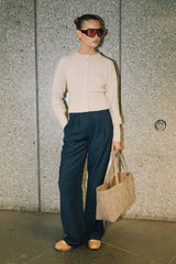 RAEF THE LABEL - ADDISON TROUSER - MIDNIGHT/CAMEL