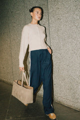 RAEF THE LABEL - ADDISON TROUSER - MIDNIGHT/CAMEL