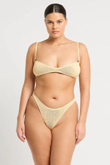 BOND EYE - LAYLA CROP - BUTTER TWO TONE