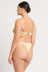 BOND EYE - LAYLA CROP - BUTTER TWO TONE