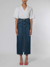 NOBODY DENIM - AVERY MAXI SKIRT - DEEP BLUE