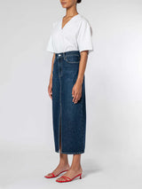 NOBODY DENIM - AVERY MAXI SKIRT - DEEP BLUE