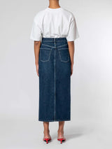 NOBODY DENIM - AVERY MAXI SKIRT - DEEP BLUE