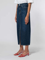 NOBODY DENIM - AVERY MAXI SKIRT - DEEP BLUE