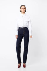 MOSSMAN - TUDOR SHIRT - WHITE