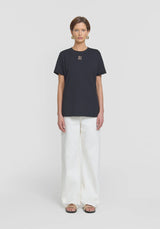 VIKTORIA & WOODS - V&W CUT OUT TEE - BLACK