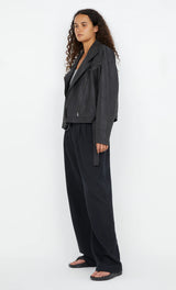 BEC & BRIDGE - DAVIE BOMBER - WASHED BLACK