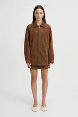 BLANCA - FRASER JACKET - COFFEE