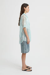 BLANCA - HAZEL SHIRT - TURQUOISE