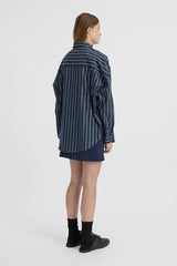 BLANCA - RENATA SHIRT - NAVY