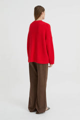 BLANCA - ROSMUNDA SWEATER - RED