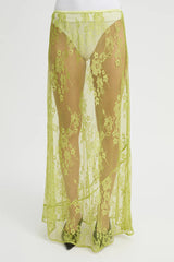 BLANCA - SADIE SKIRT - CHARTREUSE