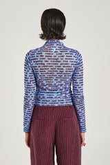 SUMMI SUMMI - LS RUCHED TOP - FORTUNE TELLER