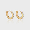 EVER JEWELLERY - UNDEFEATED HOOP EARRING - GOLD