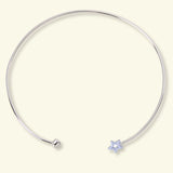 DOLCETTO DESIGNS - COMETA STAR CHOKER NECKLACE - LAVENDER