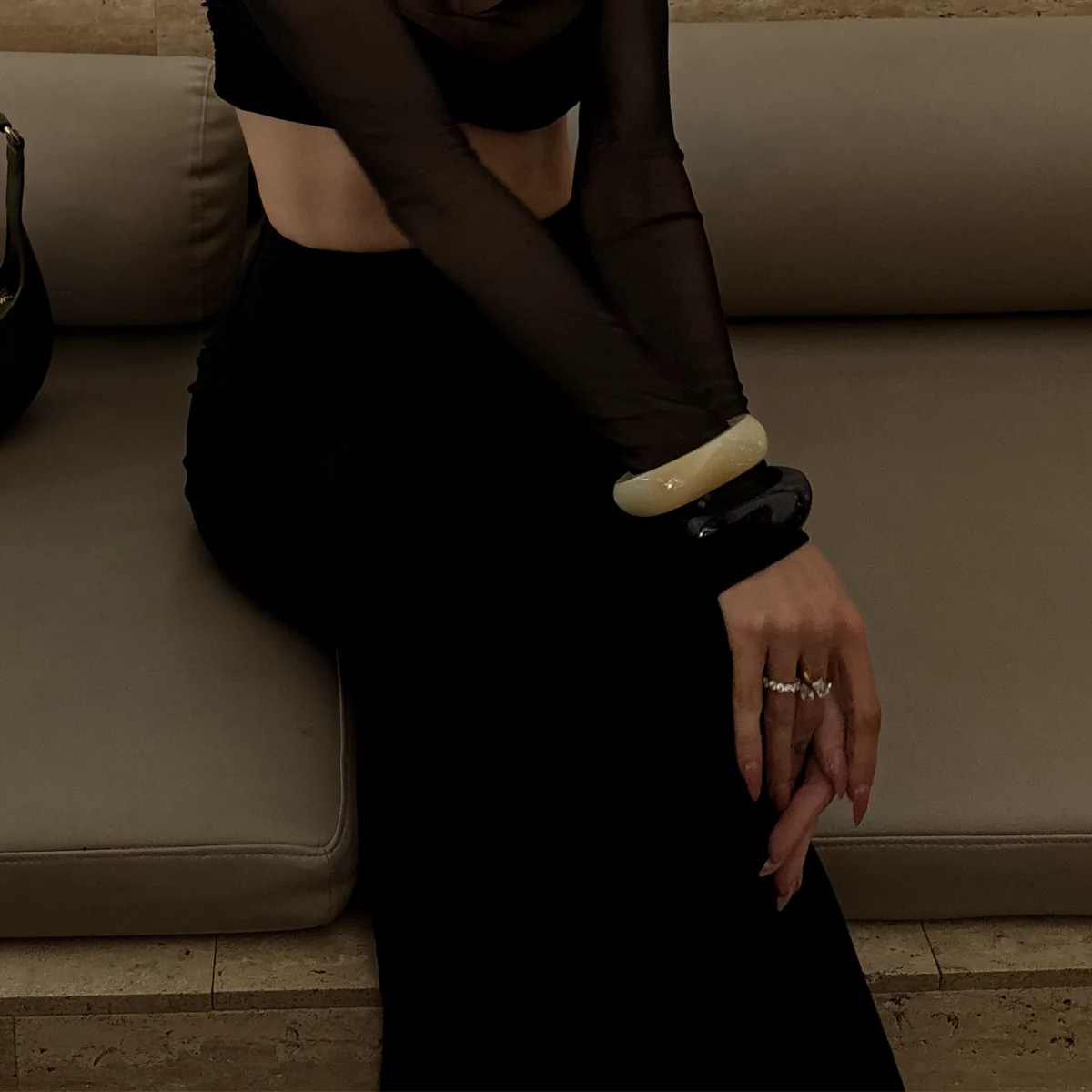 ZAYA - ZARIA BANGLE - VANILLA