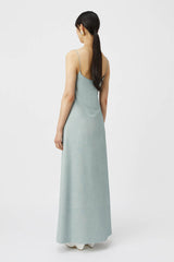 CAMILLA AND MARC - PERCIVAL SLIP MAXI DRESS - BLUE MARLE