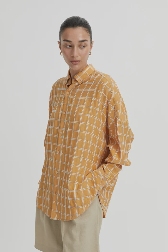 BLANCA - TOMMY SHIRT - MUSTARD