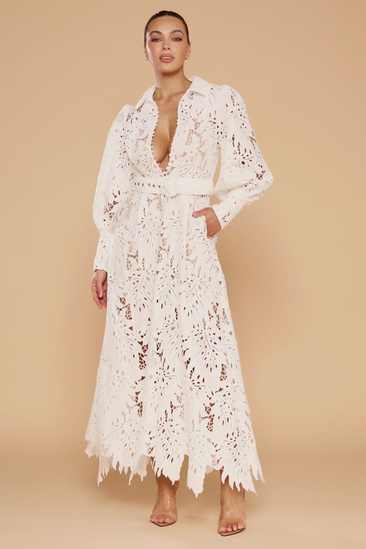 CATHERINE FERRARO - OPHELIA GOWN - WHITE