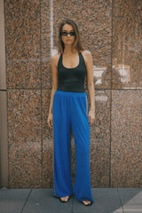RAEF THE LABEL - TOWELLING PANT - BLUE